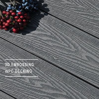 10,3%-1,4% Densità Quick Deck In legno composito in piastrelle esterne in Icelandic Smoke White