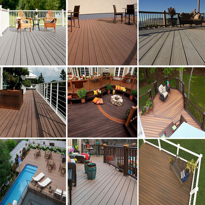 10,3%-1,4% Densità Quick Deck In legno composito in piastrelle esterne in Icelandic Smoke White