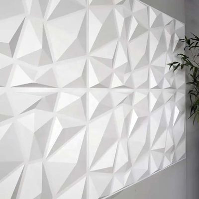 2023 Pannello a parete in PVC 3D ad alto lucido per il lusso del soggiorno TV sfondo a Direct