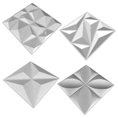 Altezza di rilievo 3D 22 mm Alto lucido Peel e Stick pannello di arte muraria in PVC per sfondo divano