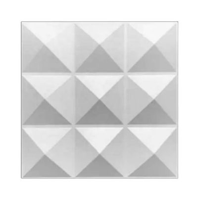 Altezza di rilievo 3D 22 mm Alto lucido Peel e Stick pannello di arte muraria in PVC per sfondo divano