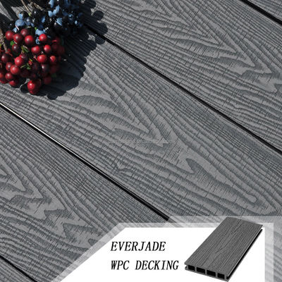 Tavola di rivestimento in WPC per esterni a blocco personalizzato superiore a 18 mm Spessore con superficie di grano di legno