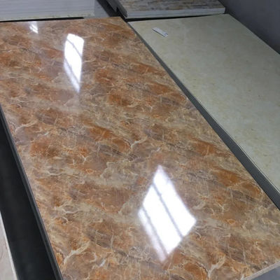 Stampa 3D su misura in nero PVC Marmo Lastra UV per l'arte moderna Pannelli per la decorazione delle pareti Interni